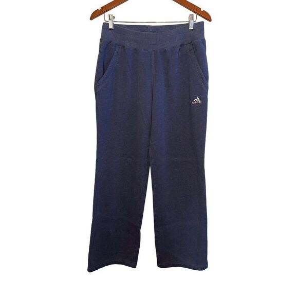 Adidas Women’s Purple Wide Leg Sweat Pants Size M - Picture 1 of 11